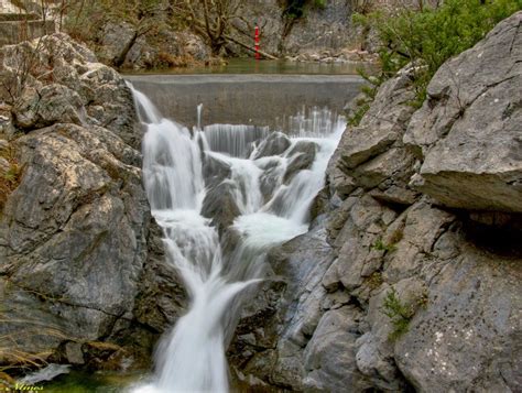 Waterfalls at Mount Olympus, Pieria region, south Macedonia, Greece ...