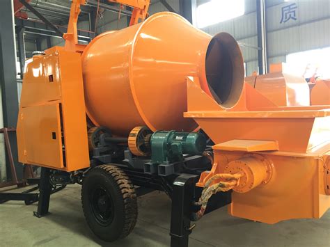 Concrete mixer pump