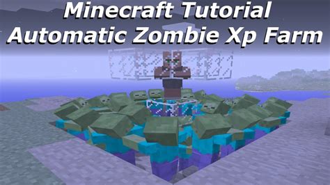 Minecraft How To Make A Zombie Xp Farm in Under 2 Minutes - YouTube