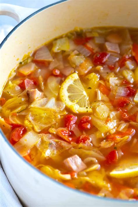 Easy Ham and Cabbage Soup Recipe