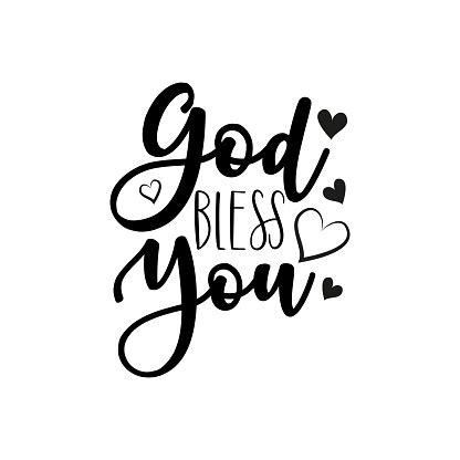 Free God Bless You Clipart in AI, SVG, EPS or PSD