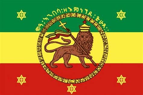 Ethiopian Flag Lion Of Judah