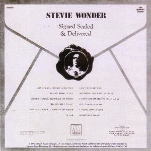 Stevie Wonder - Signed, Sealed , Delivered