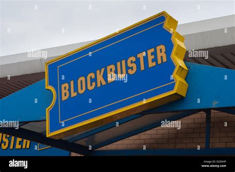 Blockbuster logo hi-res stock photography and images - Alamy