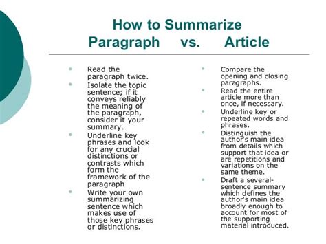 Note Taking Tips - Summarizing, Paraphrasing, Quoting