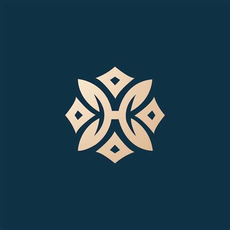 Premium Vector | Luxury and modern flower logo design