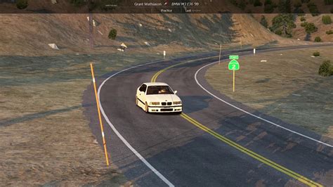 E36 M3 Assetto Corsa LA Canyons - YouTube