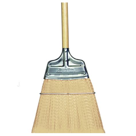 SPEEDY CORN® Commercial Straight Broom with Moderate Stiff Bristles ...