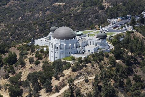 Aerial view of Griffith Observatory, Los Angeles, California - original ...