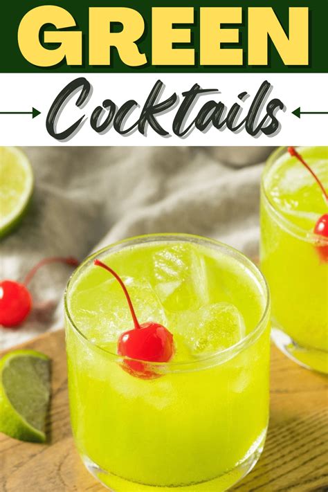 17 Best Green Cocktails - Insanely Good