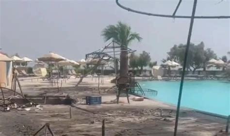 Rhodes fires: Shocking before and after pictures show how fires have devastated resorts | World ...