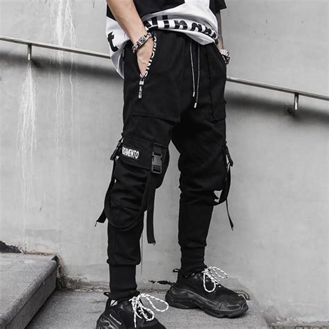 Niepce Inc Black Streetwear Men's Techwear Pants - Walmart.com