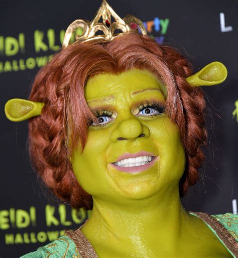 Heidi Klum Dresses As Shrek's Princess Fiona For HalloweenHelloGiggles