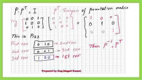 11a- Easy approach to permutation matrix-part 2.