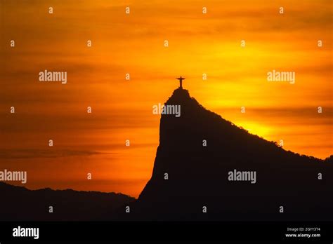 Rio de Janeiro, Brazil - CIRCA 2021: Panorama of Cristo Redentor ...