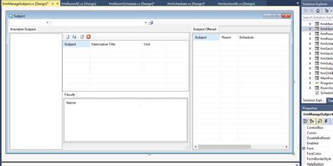 Class Scheduling and Time Tabling System in c#(Windows Application) Free Source code - Techprofree