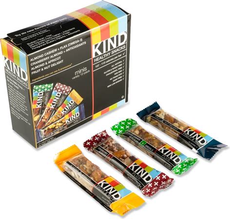 KIND Mini Bars via REI. We love snacks. | Kind bars, Mini, Rich pins