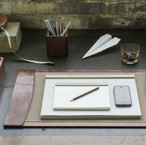 Leather Desk Blotter Two Colours By ginger rose