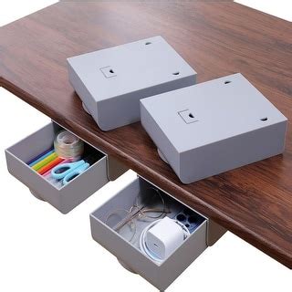 4 Pack Under Desk Drawer Organizer - Bed Bath & Beyond - 39256230