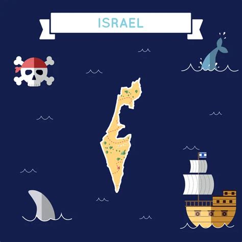 ᐈ Cartoon map of israel stock vectors, Royalty Free israel cartoon map ...