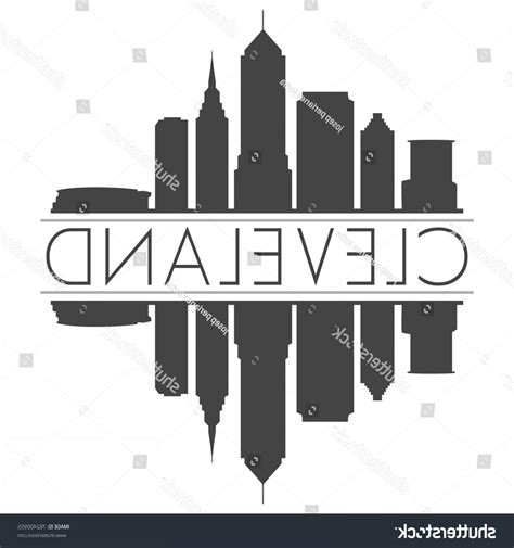 Cleveland Skyline Vector at Vectorified.com | Collection of Cleveland Skyline Vector free for ...