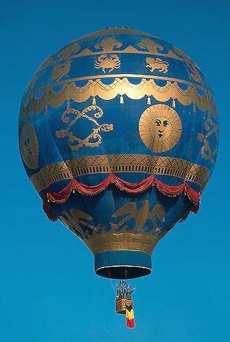 Le Reveillon, reproduction of the Montgolfier brothers balloon. The original was the first ...