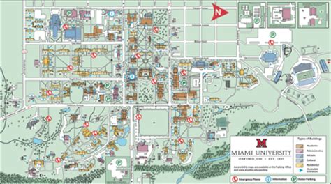 Oxford Campus Map - Miami University