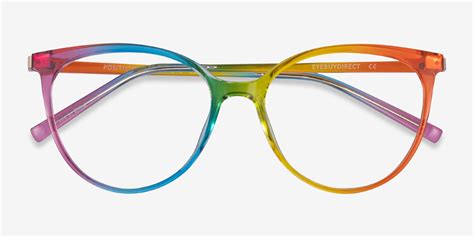 Positivity Cat Eye Rainbow Glasses for Women | Eyebuydirect Canada