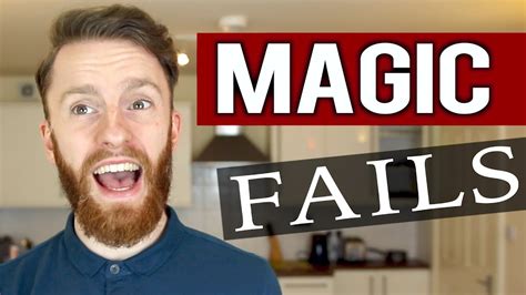 MY TOP 5 MAGIC FAILS! - YouTube