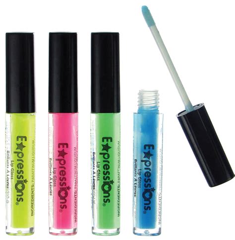 Expressions Glow In The Dark Lip Gloss, Yellow, 0.09 Oz - Walmart.com - Walmart.com