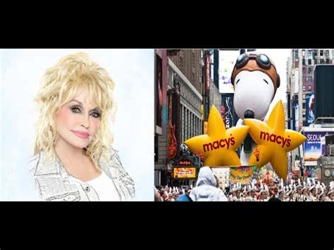 Dolly Parton Sings at Macy's Thanksgiving Day Parade - YouTube