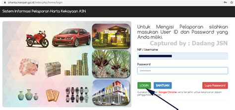 Panduan Pengisian SiHarka LHKASN dan Solusi Lupa Password Login di https://siharka.menpan.go.id ...
