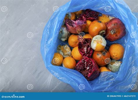 Unused Fruits and Vegetables. Rotten Organic Food Waste in ...