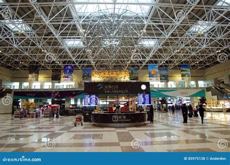 Zhuhai Jinwan Airport in China Editorial Stock Photo - Image of ...