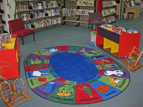 Children's Section, Springwood Library | The Dewey rug in th… | Flickr