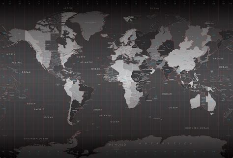 Black World Map Wallpapers - Top Free Black World Map Backgrounds - WallpaperAccess