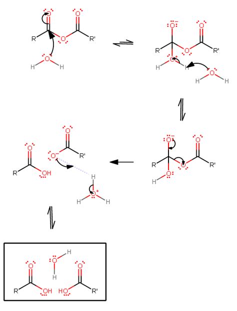 How do anhydrides react with water? | Socratic