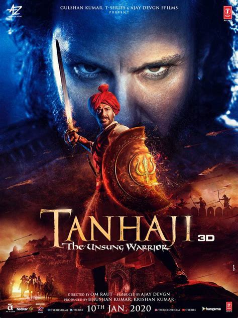 'Tanhaji - The Unsung Warrior': The makers share new posters featuring Ajay Devgn and Saif Ali ...