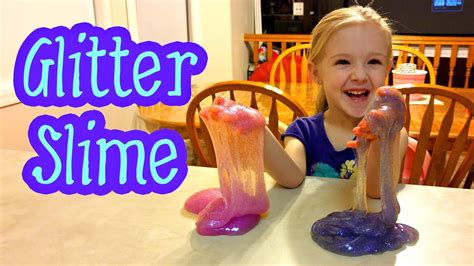 How to Make Super Stretchy Glitter Slime the Right Way! - YouTube