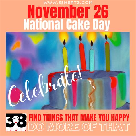 November 26 - National Cake Day: 100 Delicious Ways to Celebrate Cakes