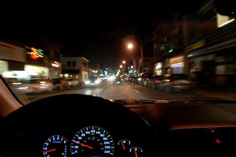 Driving at night. View from inside a car driving at night. sharp dashboard, moti , #Sponsored, # ...