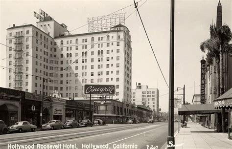 Hollywood Roosevelt Hotel (7000 Hollywood Boulevard), circa 1940s