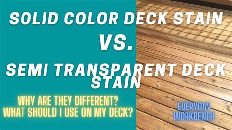 Semi Transparent Vs Solid Wood Stain Best Shops | www173.rtaf.mi.th