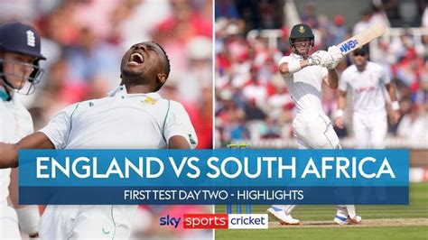 England vs South Africa | Day two highlights | Video | Watch TV Show ...