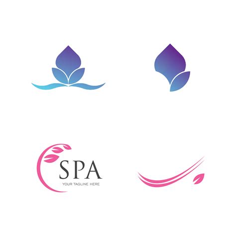 spa logo vector illustration design template 5417101 Vector Art at Vecteezy