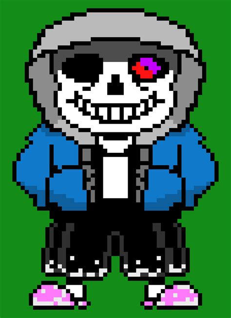 Dusttale Sans Sprite | Pixel Art Maker