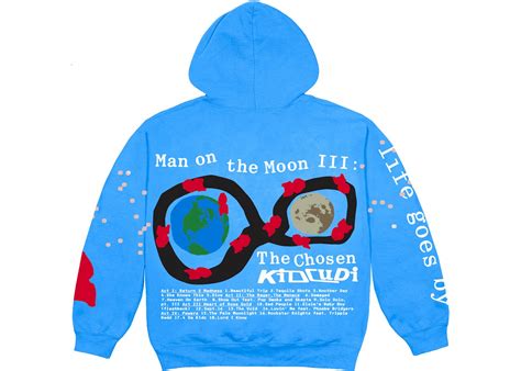 Kid Cudi CPFM For MOTM III Life Goes By Hoodie Blue - FW20