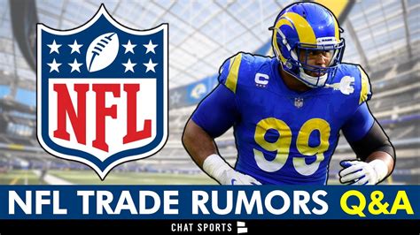 NFL Trade Rumors Q&A: Rams Trade Aaron Donald? Budda Baker Trade From ...