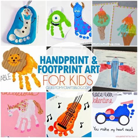 Handprint & Footprint Art for Kids - Roundup