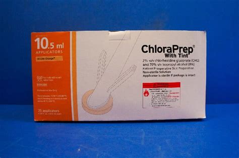 Carefusion 260715 Chloraprep One Step Applicator, 10.5ML Box of 265